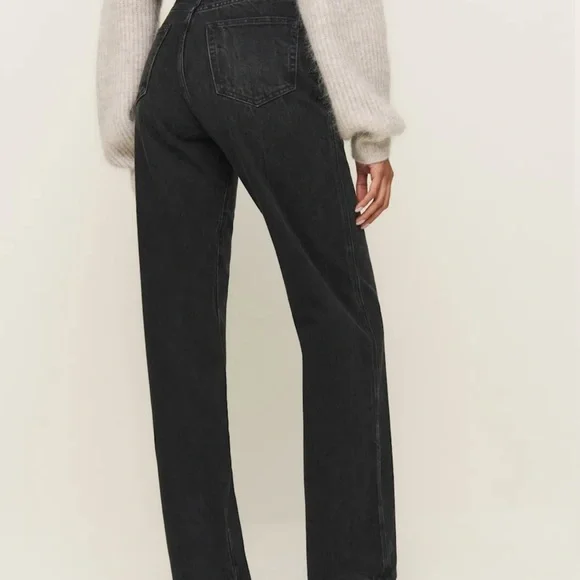 Reformation Val 90s Mid Rise Straight - Picture 4 of 4